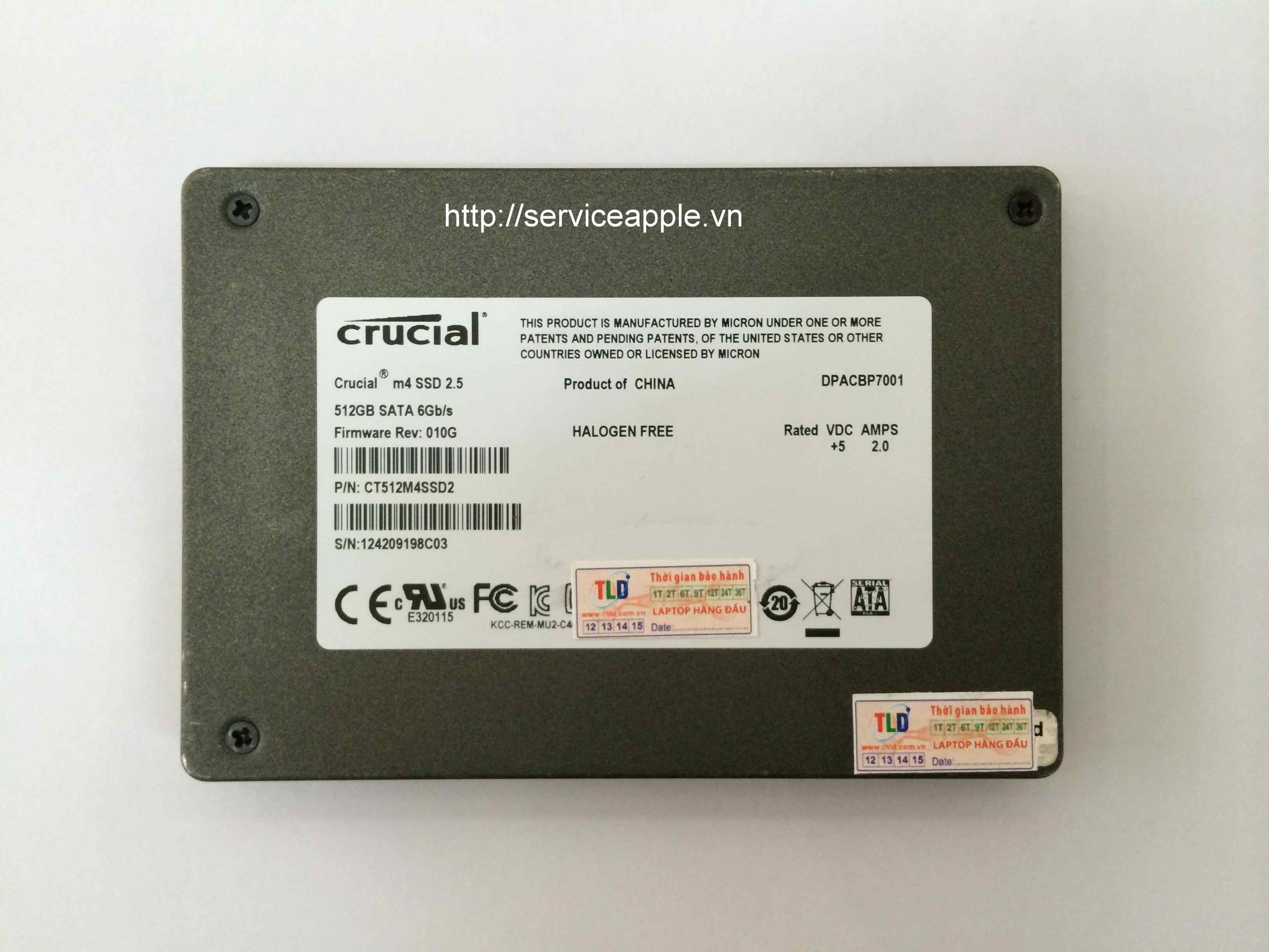 Ổ CỨNG SSD CRUCIAL 512GB M4
